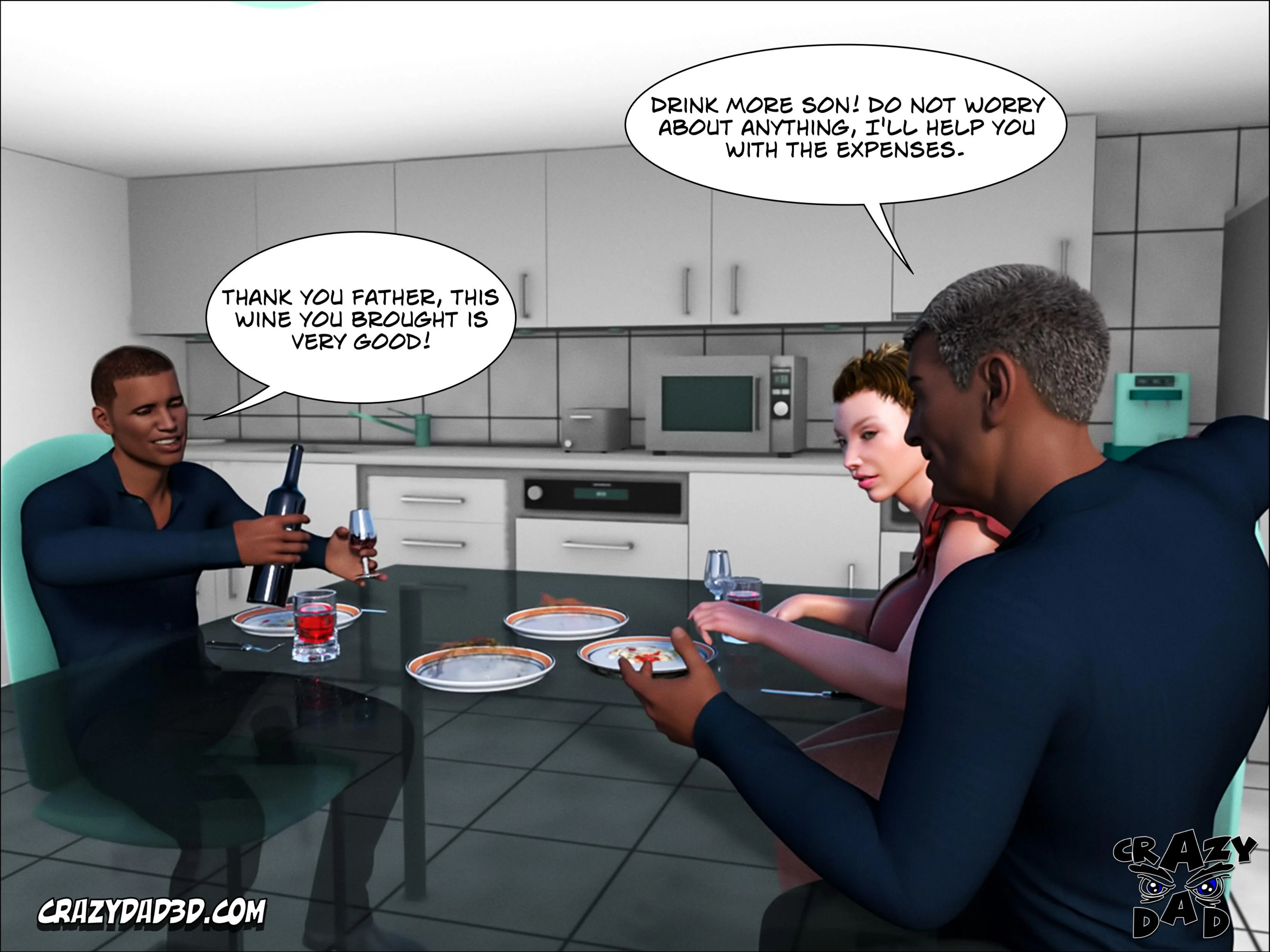Father-In-Law At Home [CrazyDad3D] Chapter 3 - Page 62