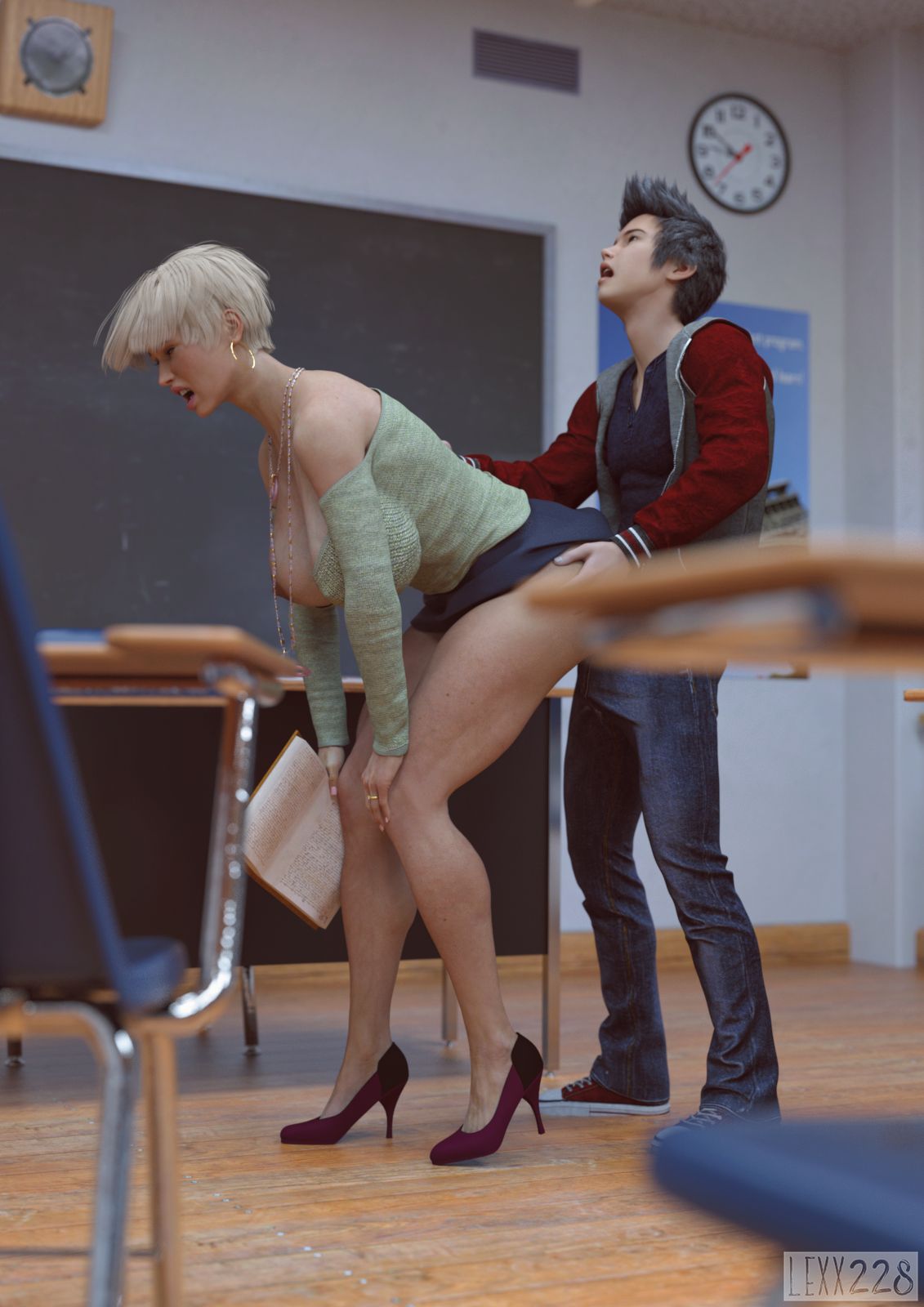 3D Artworks [Lexx228] Horny Teacher - Page 4