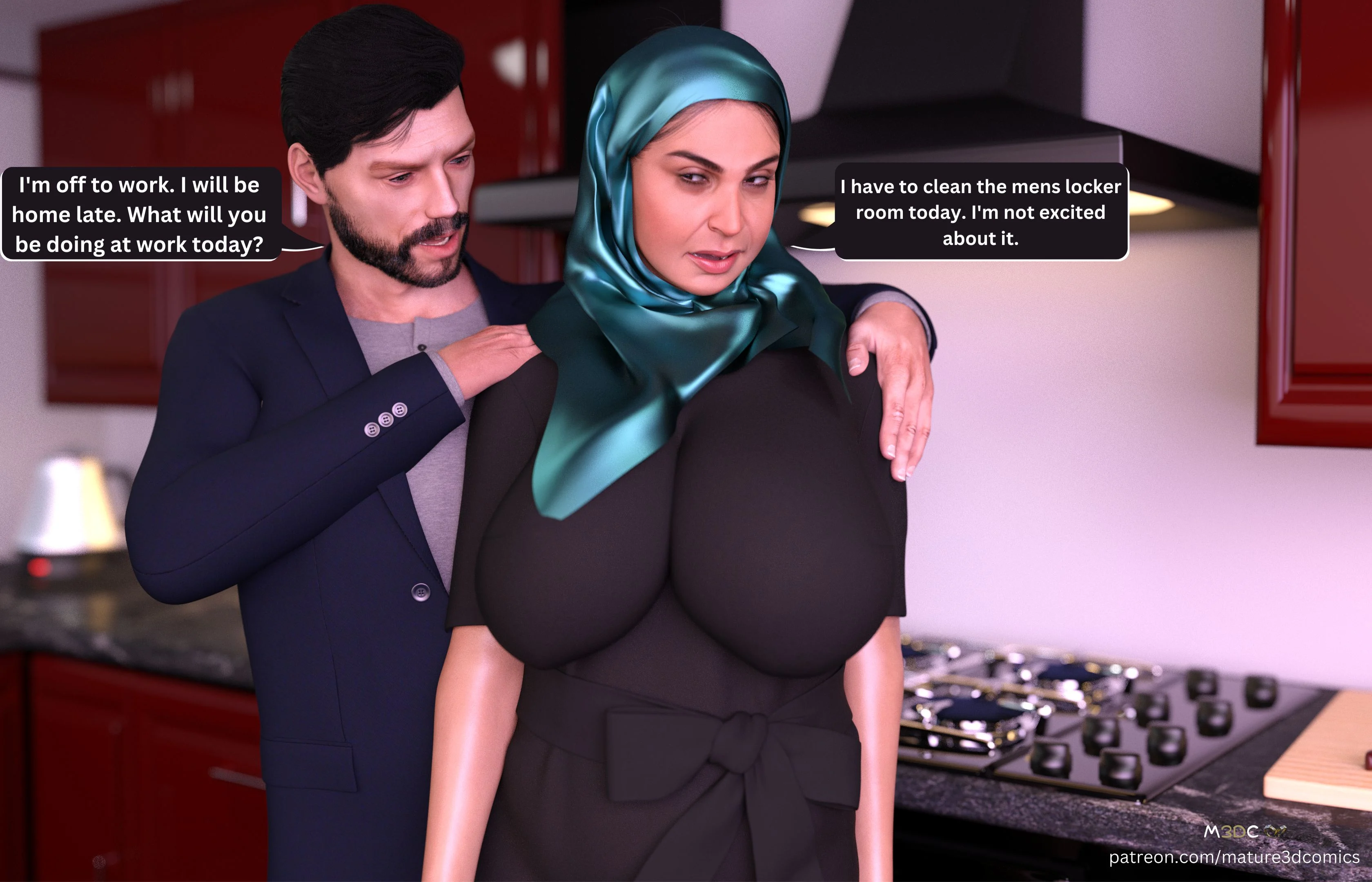 Muslim Betrayal [Mature3DComics] Chapter 1 - Page 1
