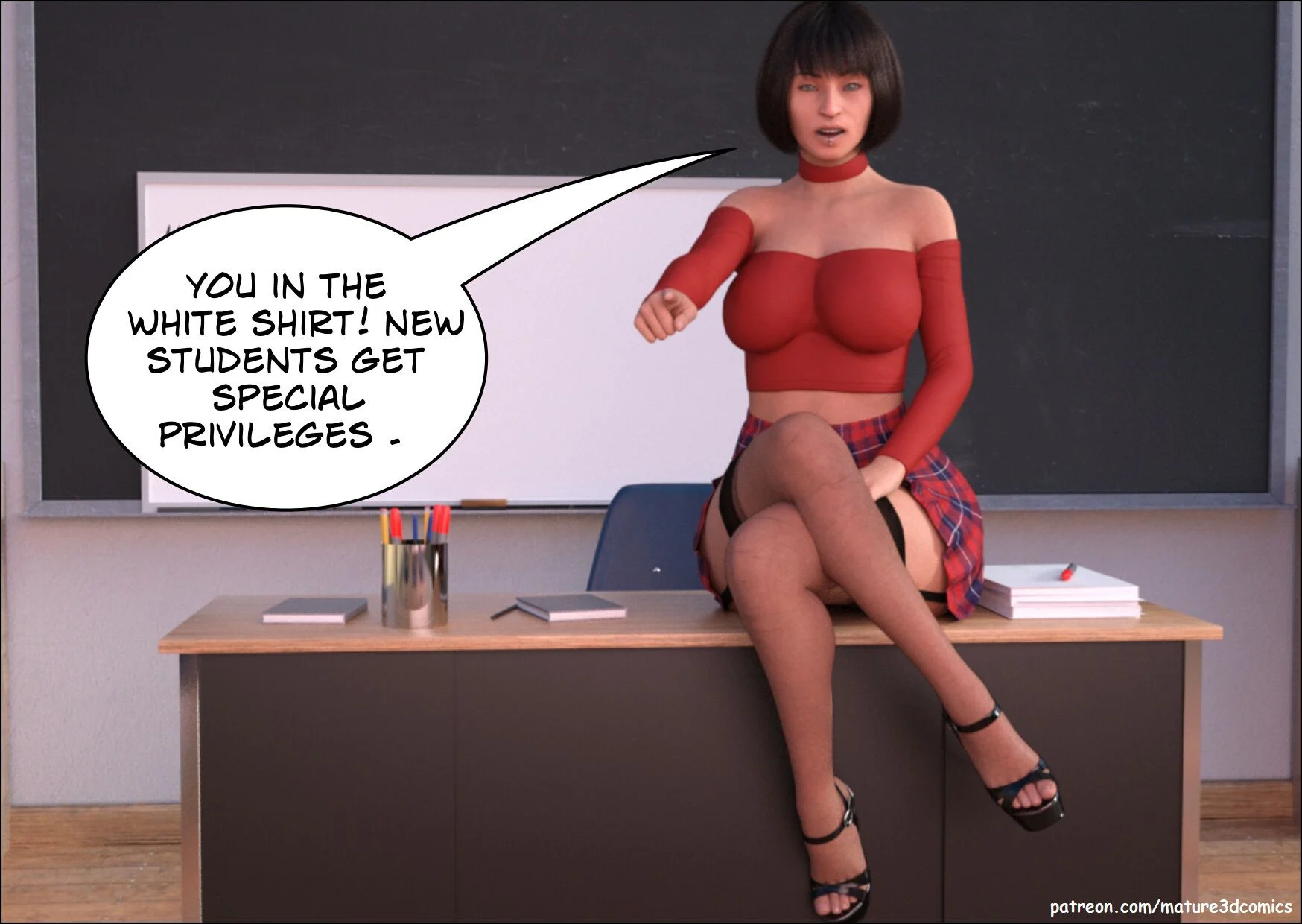 Sexy Teacher [Mature3DComics] Chapter 1 - Page 28