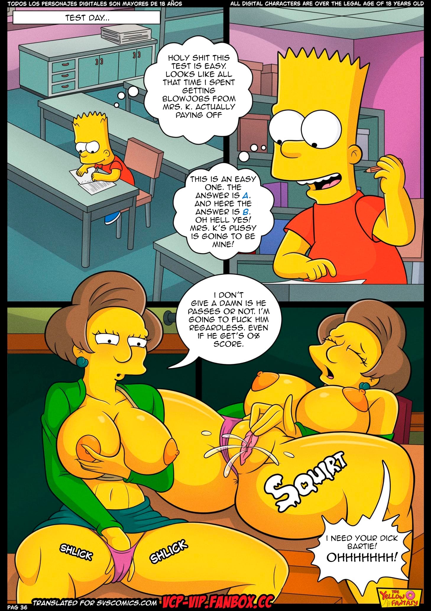 The Pastime (The Simpsons) [The Yellow Fantasy , Croc] The Exam - Chapter 15 - Page 37